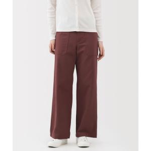 MUJI Labo パンツ 「MUJI Labo」婦人 コットン ライトキャンバス