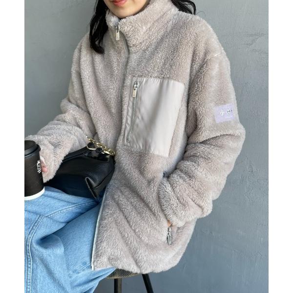 ブルゾン アウター 「TATRAS/タトラス」 MONREALE ボアフリース スタンドブルゾン レ...