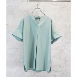 ブラウス シャツ 「JETSET SOLO PLUS」ドライタッチワッシャースキッパーブラウス レディース