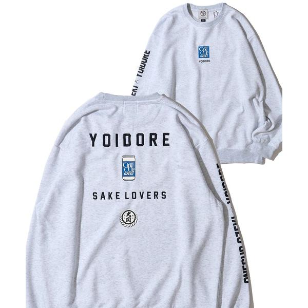 トレーナー スウェット 「YOIDORE」ワンカップ大関コラボ クルーネックスウェット メンズ レデ...
