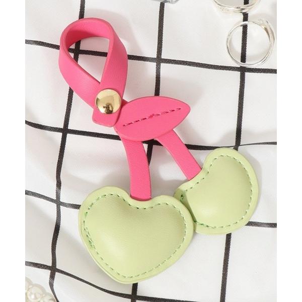 チャーム サクランボモチーフチャーム チェリー キーホルダー ストラップ レディース