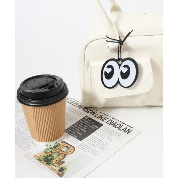 チャーム ハートになったおめめモチーフチャームハート目チャーム フェイクレザー 遊び心アクセント レ...