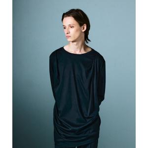 tシャツ ドレープ 長袖Tシャツ メンズ