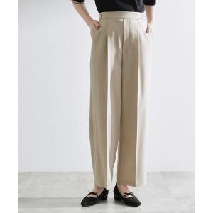 パンツ 「洗える/美脚ラインキープ」ワイドパンツ レディース