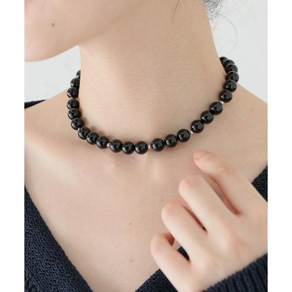 ネックレス PREEK/プリーク howraw round stone nl onyx ネックレス ...