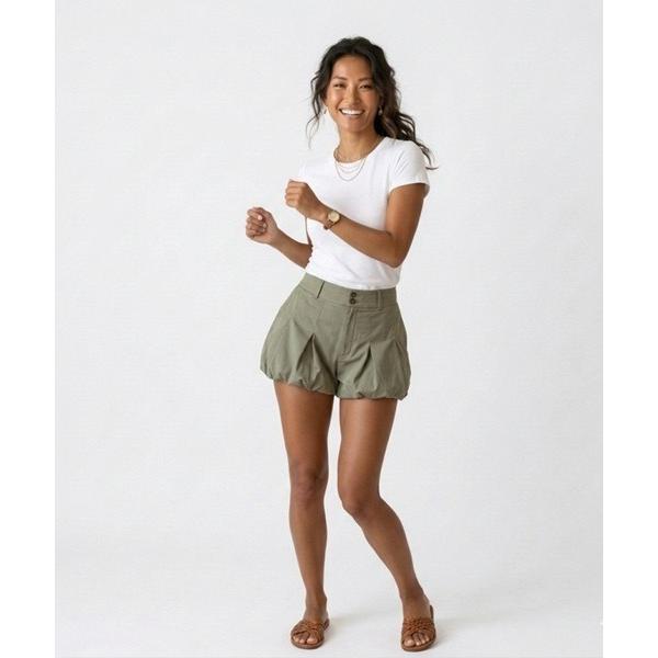 パンツ ミニバルーンパンツ レディース