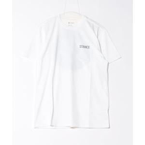 tシャツ 「STANCE/スタンス」バックプリントコットンTシャツ　ユニセックス　BADGE SS メンズ レディース