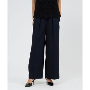 パンツ トリアセテートツイル ワイドパンツ レディース