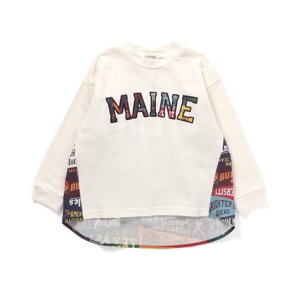 tシャツ 「ジュニア対応」異素材MIXプルオーバー キッズ 子供服 男の子 女の子