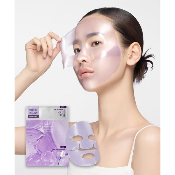 パック シートマスク 「MISSHA/ミシャ」タイムレボリューション　レチ1000ショット　ゲルマス...
