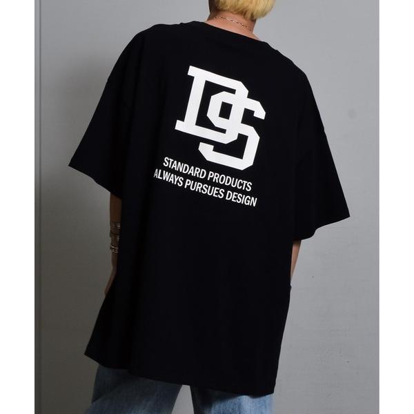 tシャツ 接触冷感・UVカット USAコットンビックサイズロゴプリント半袖Tシャツ メンズ