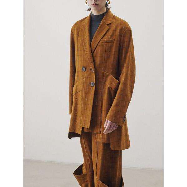 ジャケット テーラードジャケット LINE CHECK INSERT DESIGN JK / ライン...