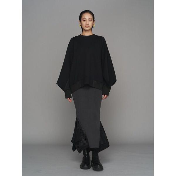 tシャツ W TRIANGLE TUCK TOP / ダブルトライアングルタックトップ レディース