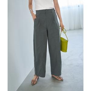 ワイドパンツ パンツ センターハギパッカリングパンツ レディース