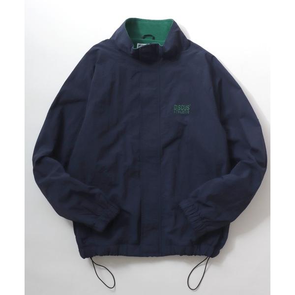 ナイロンジャケット 2025AW DISCUS/ディスカス 裏フリース ワンポイントロゴ刺繍 スタン...