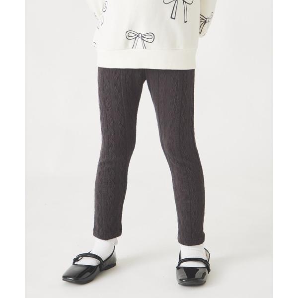 レギンス スパッツ ニットジャガード レギンス キッズ 子供 女の子