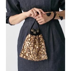 クラッチバッグ パーティーバッグ CITRUS シトラス 別注Gold Sequines Potli Bag C25/PO863 レディース