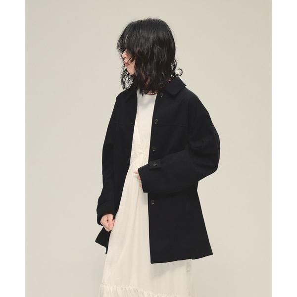 ステンカラーコート コート 「eL」Suede Single Coat/580106 レディース