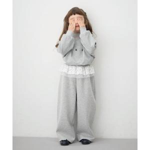 パンツ ウエストフリル バルーンスウェットパンツ キッズ 子供服 女の子