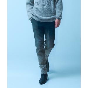 ジーンズ 「25A/W」グラデーション テーパード デニム メンズ