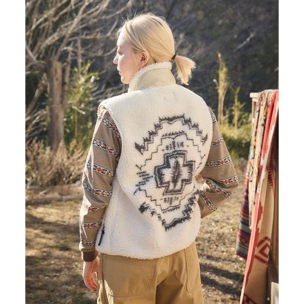 ベスト ジレ PENDLETON/ペンドルトン ボアジャガードスタンドベスト メンズ レディース