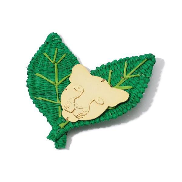 ブローチ Mercedes Salazar Jaguar Face ブローチ レディース