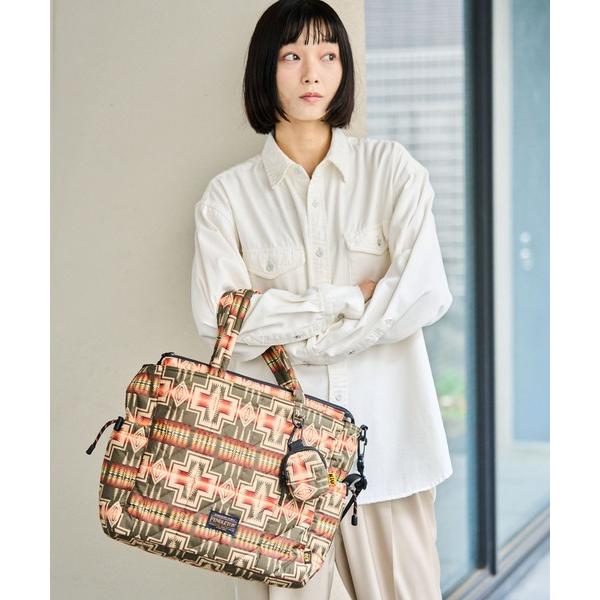 トートバッグ 「PENDLETON × KiU LIMITED ITEM」ペンドルトン スクエアパデ...