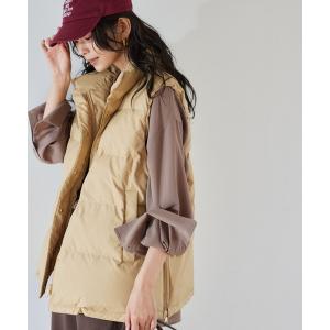 ダウンベスト ベスト BARNYARDSTORM / サイドZIPダウンベスト「撥水」 レディース