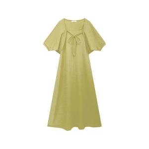 「ADIRA」 コンビワンピース MEDIUM イエロー レディース