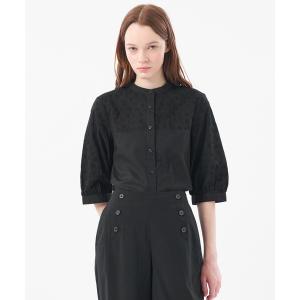 ブラウス シャツ フラワーレースブラウス レディース