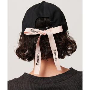 repetto（レペット） ベースボールキャップ Logo cap with ribbon