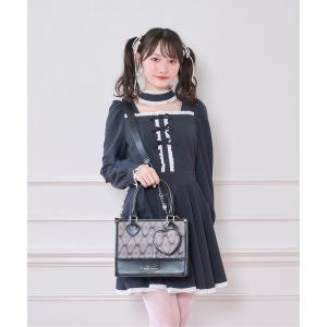 トートバッグ リボンチュールスクエアトート レディース