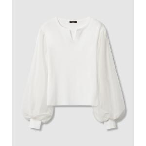 ニット セーター チュールスリーブプルオーバー レディース｜ZOZOTOWN Yahoo!店