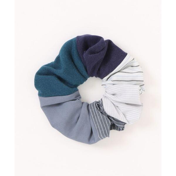 シュシュ rurururu/シュシュ＊blue × stripe