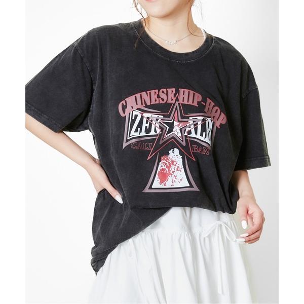 tシャツ 「ピグメント加工×ルーズ感」ヴィンテージ風Tシャツ レディース
