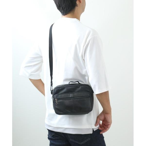 ショルダーバッグ バッグ やわらかレザーのショルダーバッグ レディース メンズ