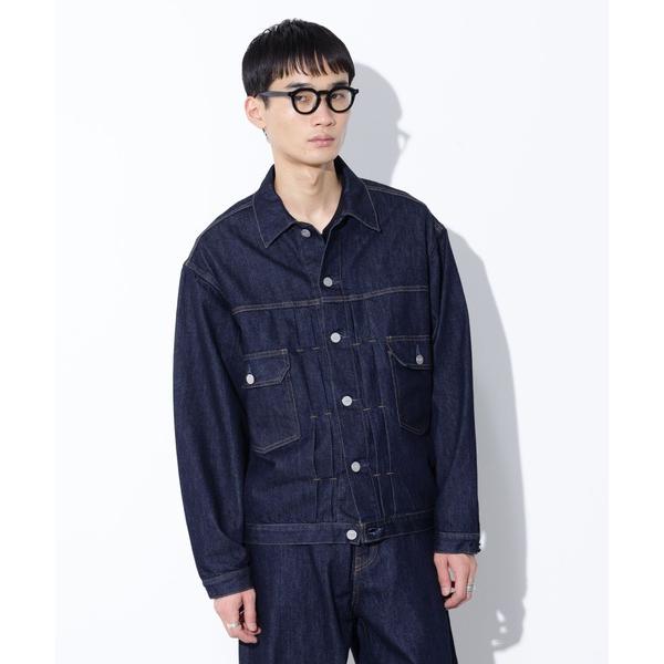 デニムジャケット gジャン AUTHENコラボ SILKNIZED DENIM トラッカージャケット...