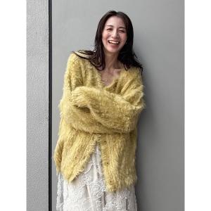 カーディガン 起毛ニットアンサンブル レディース