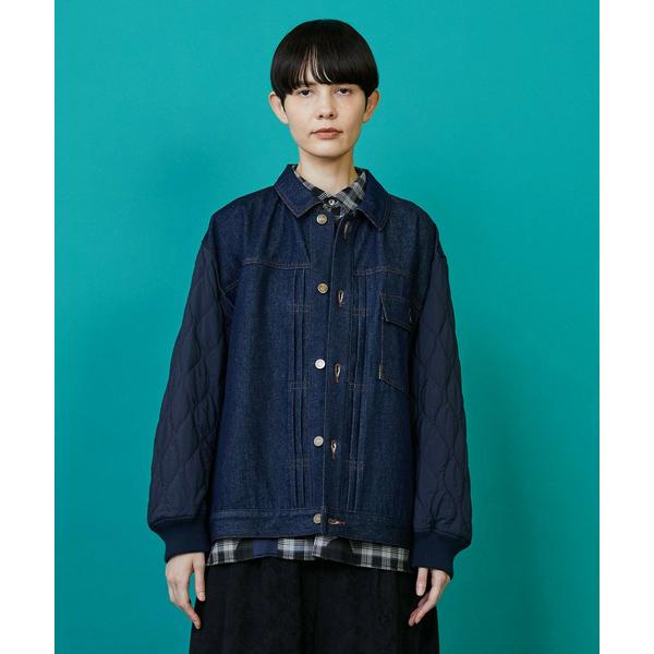 ブルゾン アウター デニキルト ブルゾン レディース メンズ