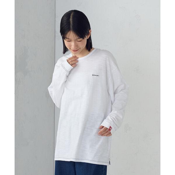 tシャツ スラブ天竺ロングＴシャツ レディース