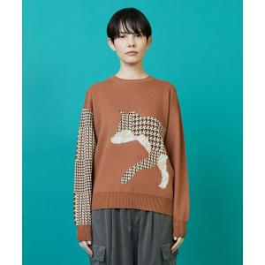 ニット セーター シルエットニット プルオーバー レディース メンズ