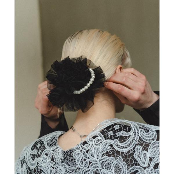ヘアクリップ Tulle fold hair hook