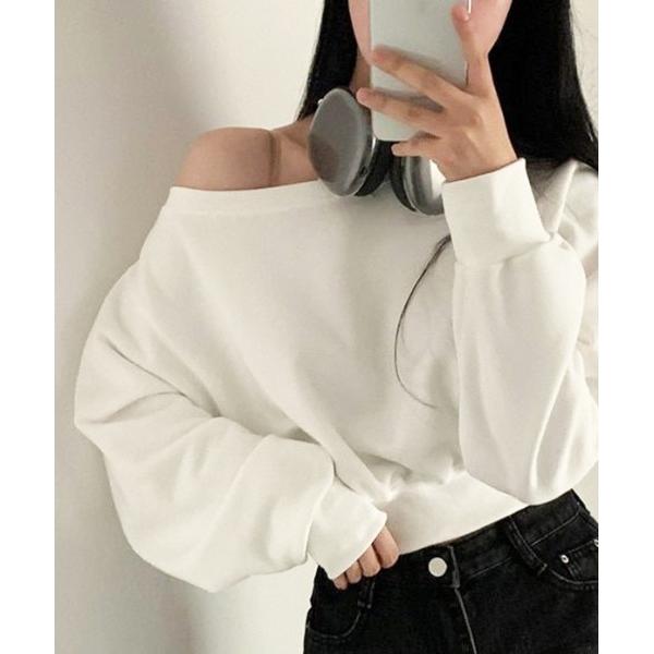 tシャツ ”ずるっと” ワンショル ルーズスウェット レディース