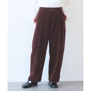 パンツ シャンブレーコール　back gum パンツ レディース