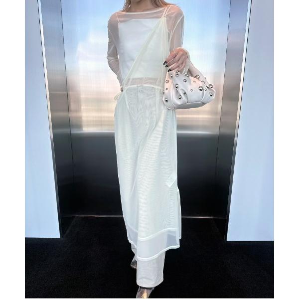 tシャツ LAYERED SHEER CAMI SET LONG TOP レディース