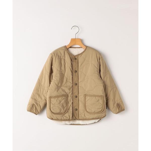 コート アウター SHIPS KIDS:80〜90cm/「洗濯機可能」ボア×キルティング リバーシブ...