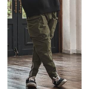 パンツ mp14023- アウトドアポケット裾リブパンツ(HLCM0208) メンズ