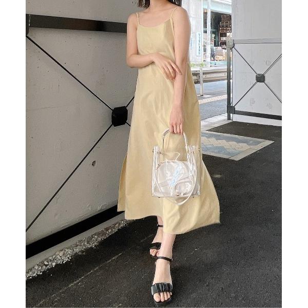 ワンピース 「＆soiree」スリットキャミワンピース