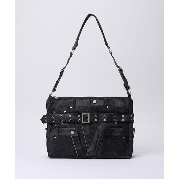 ショルダーバッグ 「GRANCY」Crazy layered denim pants design ...