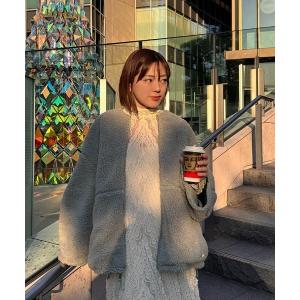 ブルゾン アウター 「FIRST DOWN×styling/」リバーシブルブルゾン レディース